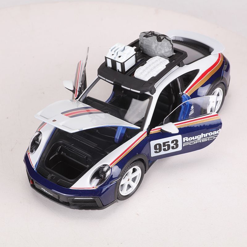  Mô hình xe Porsche 911 Dakar full open có phụ kiện tỉ lệ 1:24 Bburago OT417 