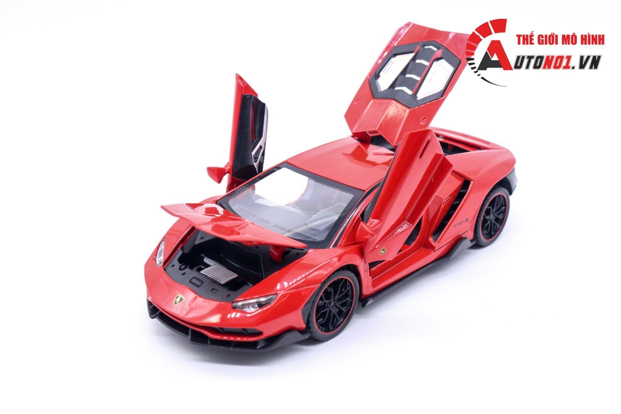 Mô hình xe Lamborghini Centenario Lp770-4 full open 1:24 Chezhi OT571