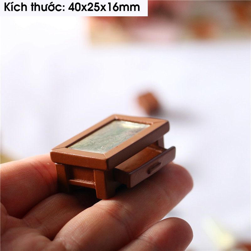 Phụ kiện Decor Mô hình nội thất phòng khách, phòng ngủ DE062