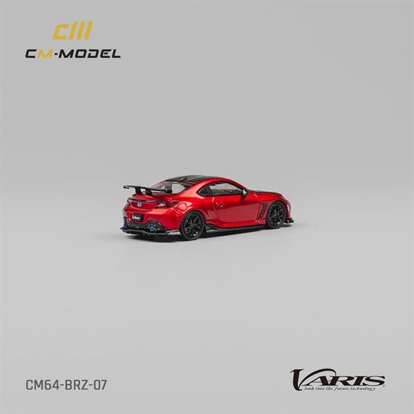Mô hình xe Subaru BRZ Varis Widebody Metallic Red có mâm thay thế tỉ lệ 1:64 CM model CM64-BRZ-07