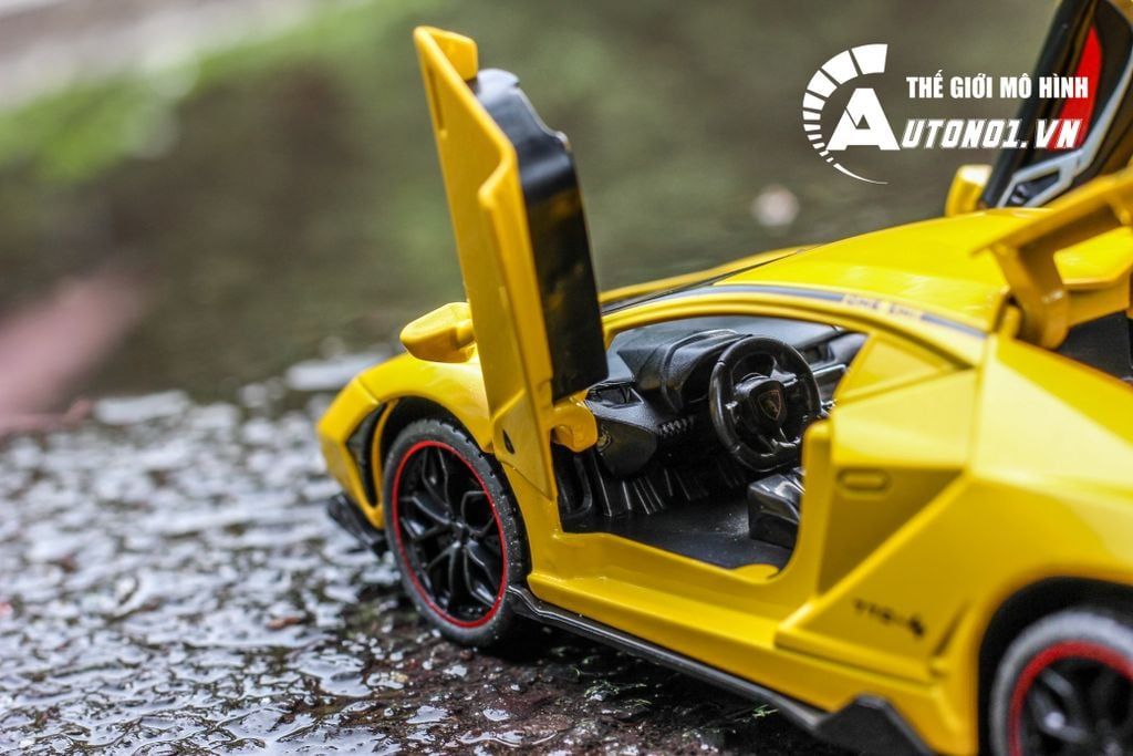 Mô hình xe Lamborghini Centenario Lp770-4 full open 1:24 Chezhi OT571