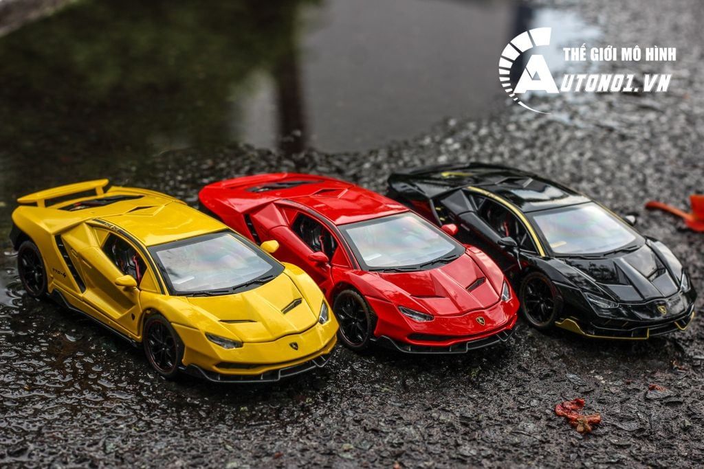 Mô hình xe Lamborghini Centenario Lp770-4 full open 1:24 Chezhi OT571