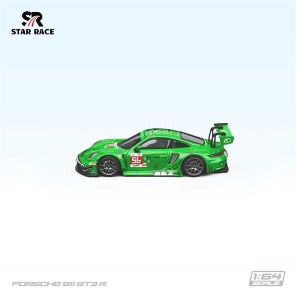 Mô hình xe Porsche 911 GT3 Tyrannosaurus Coating No.56 tỉ lệ 1:64 Star Race SR64019