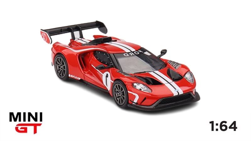  Mô hình xe Ford GT MK II #013 Rosso Alpha tỉ lệ 1:64 MiniGT 