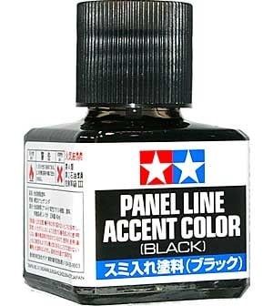 Dung Dịch mực kẻ lằn chìm Panel line accent color Black Tamiya 87131