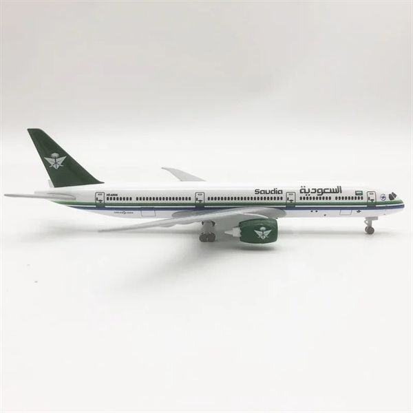 Mô hình máy bay Ả rập Saudi Airlines Boeing B787 có bánh xe kích thước 20cm MB20128