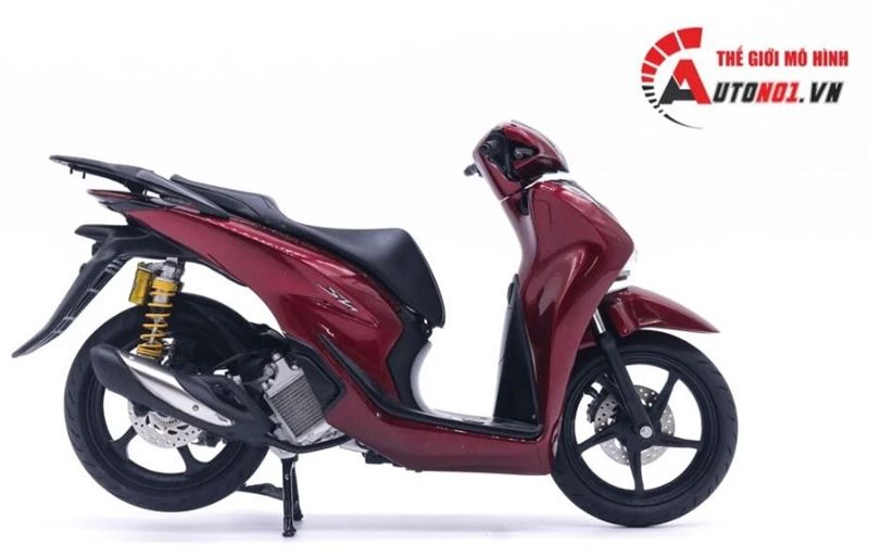 Mô hình xe Honda SH 2020 màu đỏ mậm tỉ lệ 1:12 Autono1 D250G