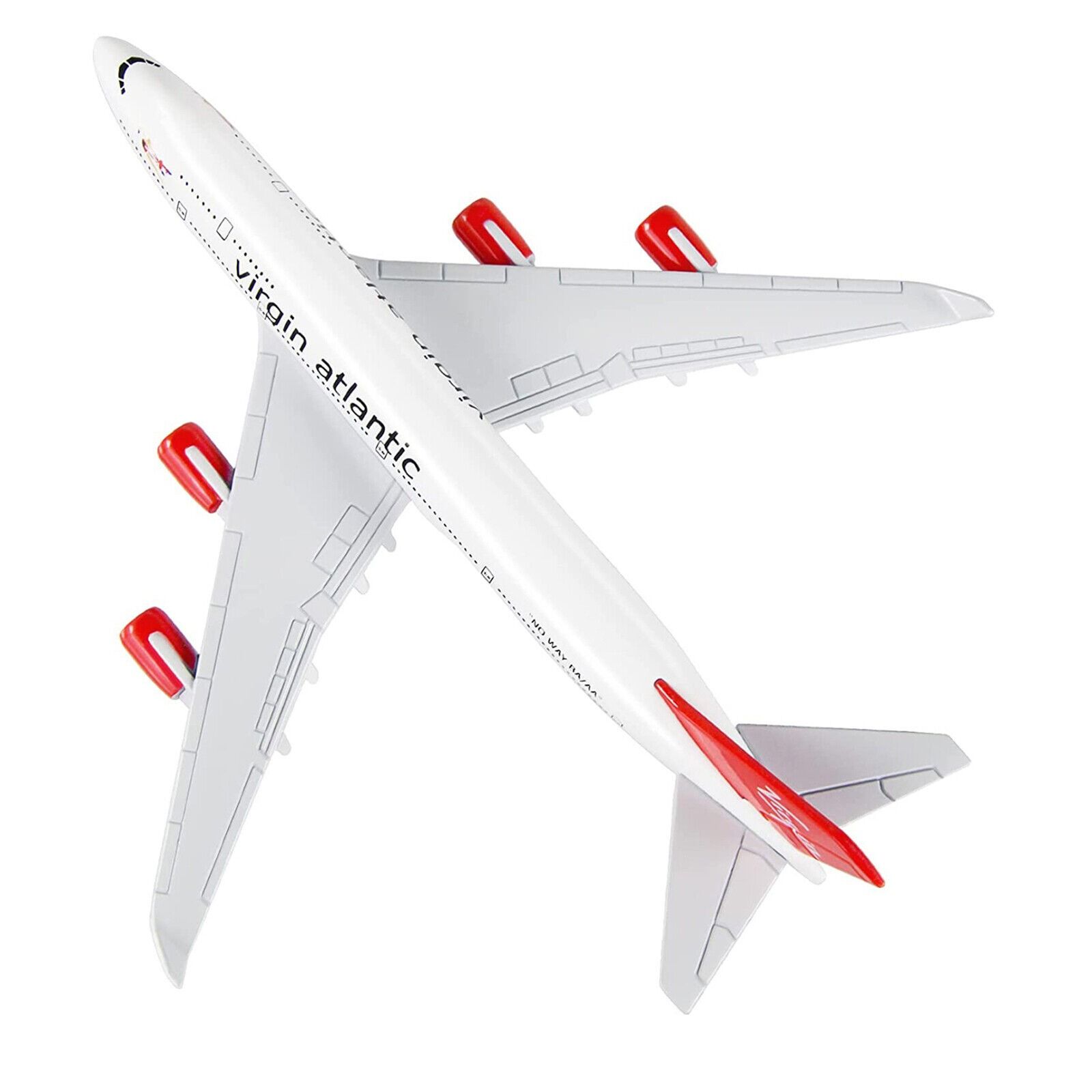 Mô hình máy bay Canada Virgin Atlantic Airways Boeing B747 16cm MB16032