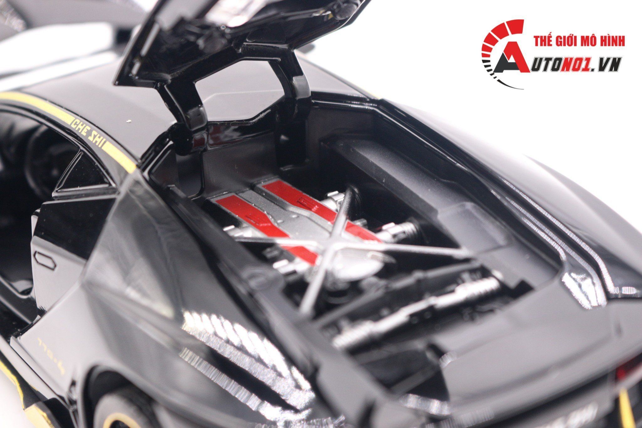 Mô hình xe Lamborghini Centenario Lp770-4 full open 1:24 Chezhi OT571