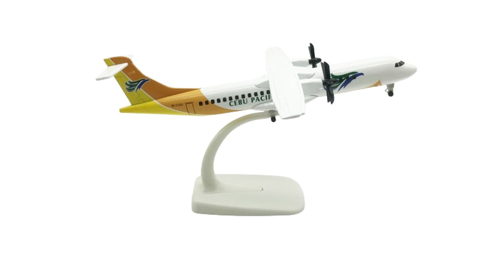 Mô hình máy bay West Air Philippines CEBU Pacific ATR có bánh xe kích thước 20cm MB20106