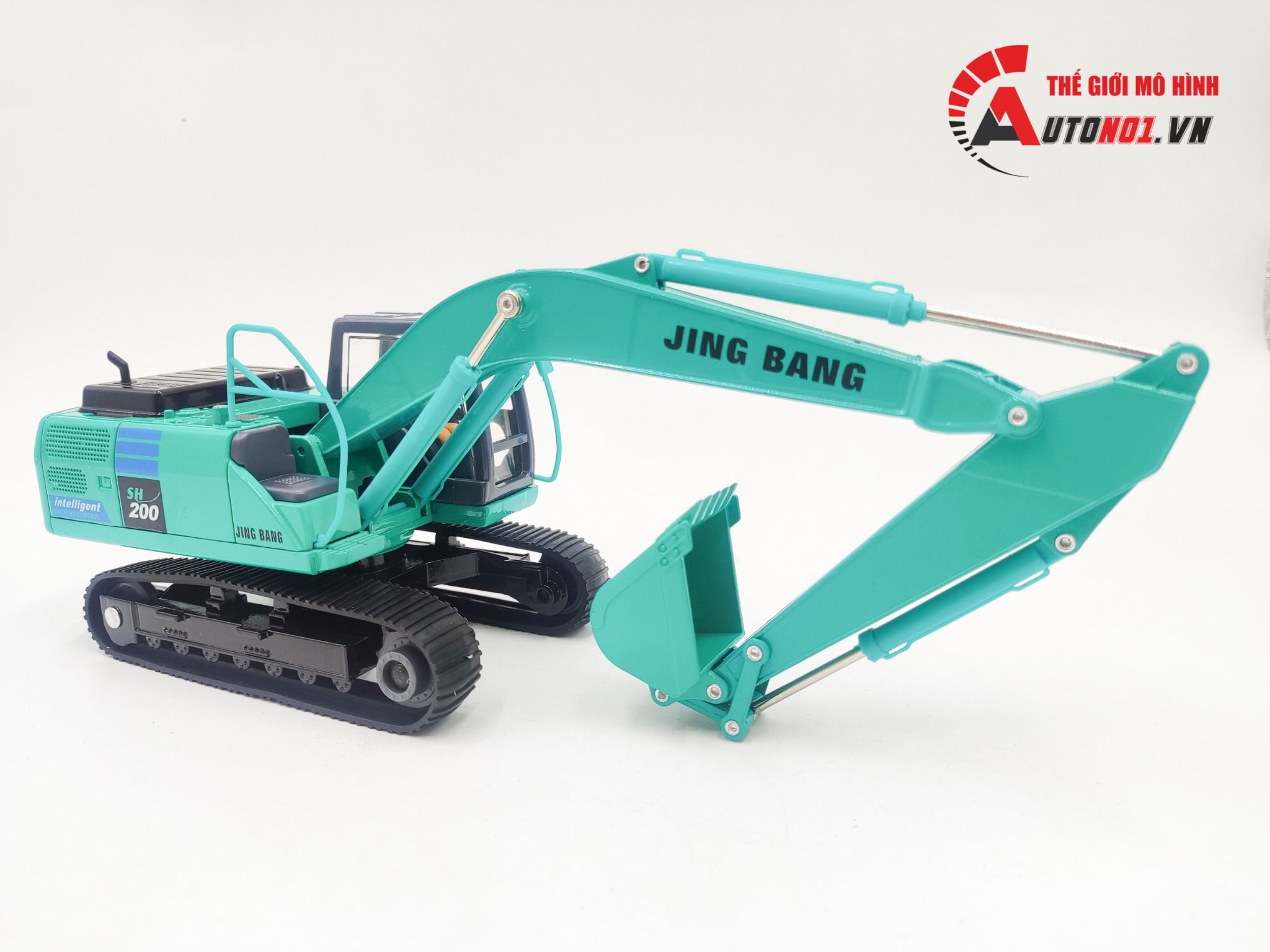 Mô hình xe xúc đất tỉ lệ 1:50 Jing Bang 8176