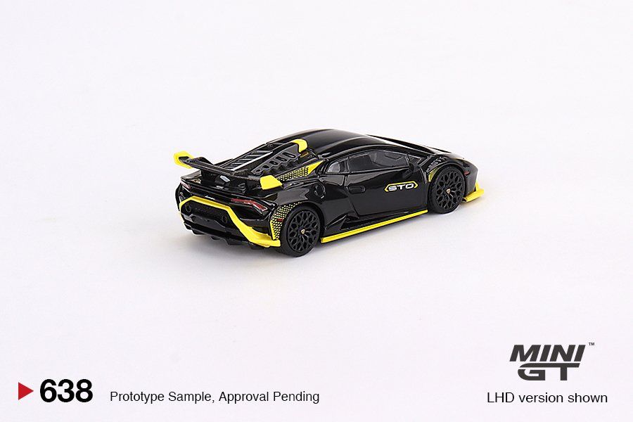  Mô hình xe Lamborghini Huracán STO Nero Noctis tỉ lệ 1:64 MiniGT MGT00638-CH 