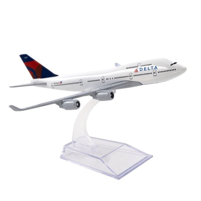 Mô hình máy bay Delta Airlines Boeing B747 16cm MB16016
