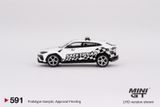  Mô hình xe Lamborghini Urus 2022 Macau GP Official Safety Car bản card tỉ lệ 1:64 MiniGT x Mijio MGT00591-MJ 