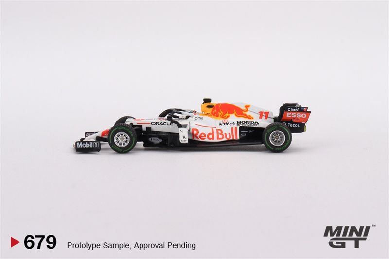Mô hình xe F1 Red Bull RB16B #11 Sergio Pérez 2021 Turkish Grand Prix 3rd Place tỉ lệ 1:64 MiniGT MGT00679