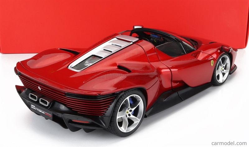 Mô hình xe Ferrari Daytona SP3 Signature red full open tỉ lệ 1:18 Bburago 18-16912 RD OT316