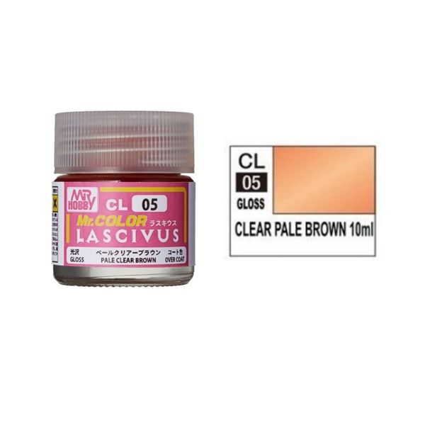 Lacquer CL05 Clear Pale Brown Lascivus sơn mô hình màu nâu nhạt mờ Lascivus 10ml Mr.Hobby CL05
