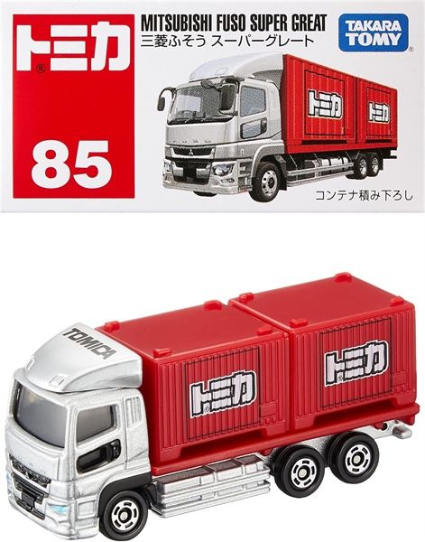 Mô hình xe tải Mitsubishi Fuso Super Great No.85 tỉ lệ 1:64 Tomica 971986