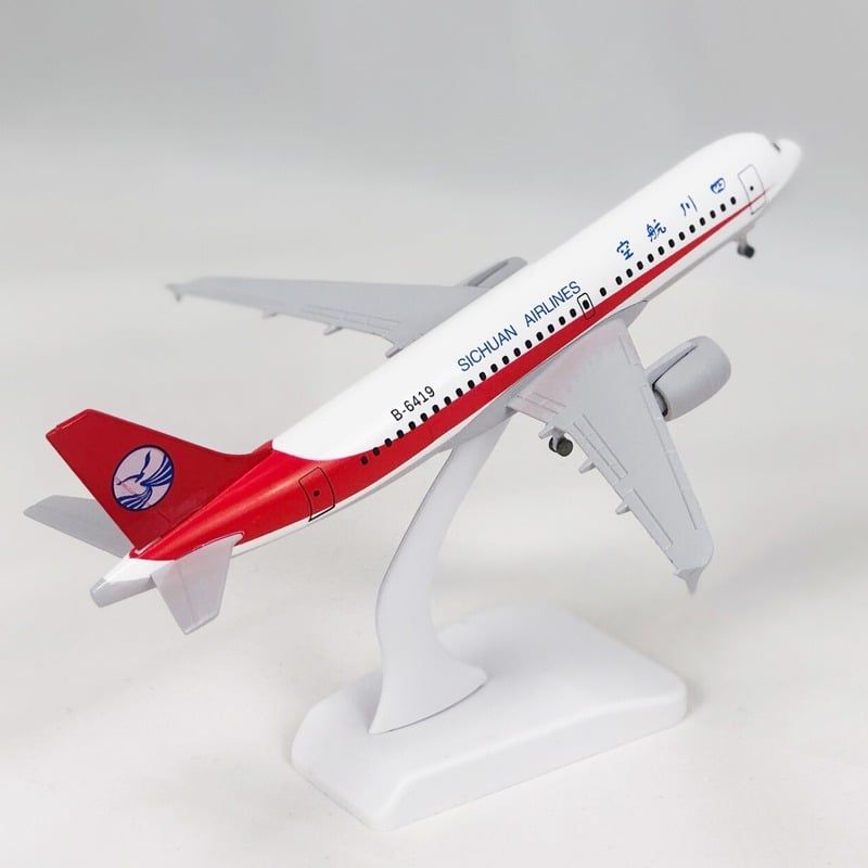 Mô hình máy bay China Shichuan Airlines Airbus A320 B-6771 20cm MB20009