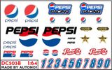  Decal nước trang trí Pepsi racing dán mọi nền màu cho xe mô hình tỉ lệ 1:64 DC503 