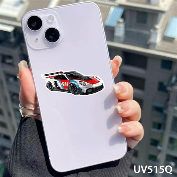Decal UV Ferrari trang trí mô hình - điện thoại - laptop - máy tính - nón - ly - chống uv kích thước 5 x 5cm Autono1 UV515