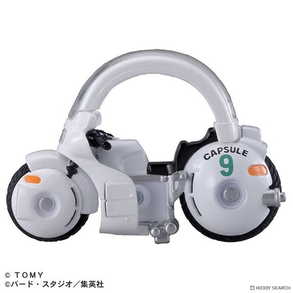 Mô hình xe và nhân vật Dragon ball Bulma bike Capsule tỉ lệ 1:64 Tomica x Dream 951957