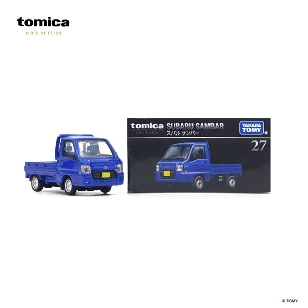 Mô hình xe tải nhỏ chở hàng Subaru Sambar 25 No.27 tỉ lệ 1:64 Tomica Premium 948469