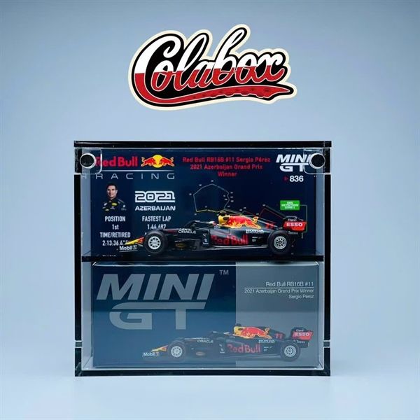 Hộp trưng bày mica các dòng xe MiniGT có khung ảnh tỉ lệ 1:64 Colabox PKC