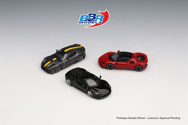 Mô hình xe Ferrari SF90 Rosso Corsa tỉ lệ 1:64 BBR model BBRFER64030