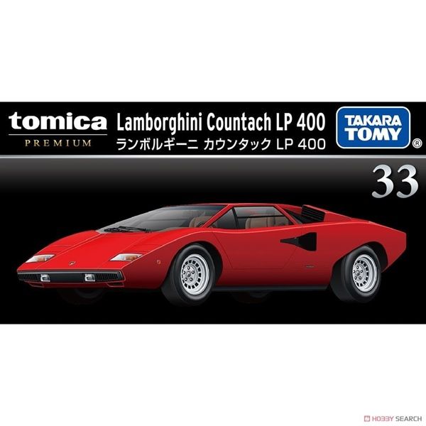 Mô hình xe Lamborgini Countach LP 400 24 No.33 tỉ lệ 1:64 Tomica Premium 933908