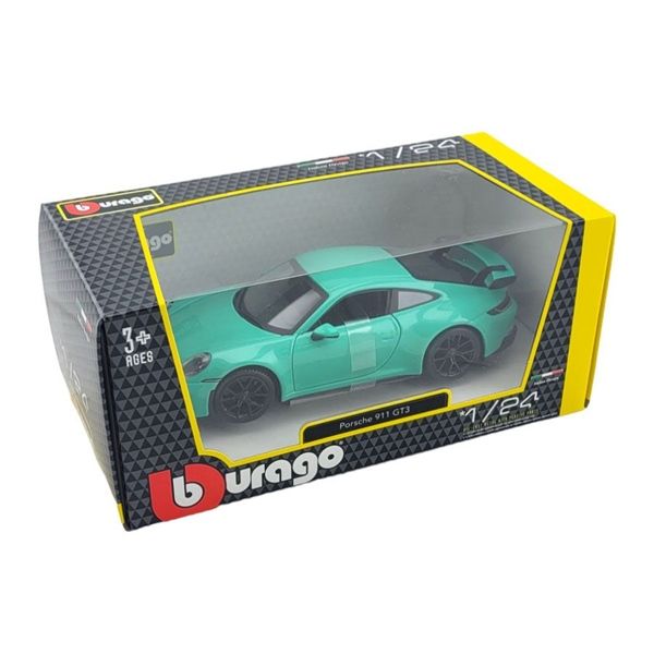 Mô hình xe Porsche 911 GT3 đánh lái được 1:24 Bburago 18-21104 GN OT059