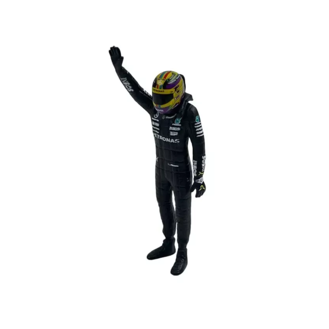 Mô hình xe đua F1 Formula Mercedes Benz Petronas 2023 W14 có figure rời tỉ lệ 1:24 Bburago 18-28037 OT24059