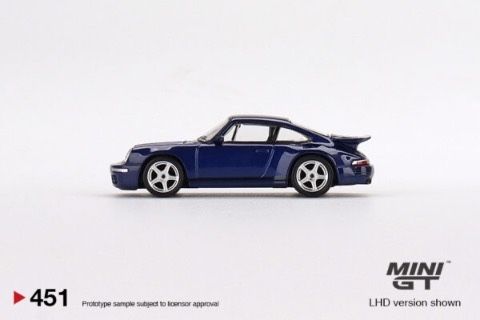 Mô hình xe RUF CTR Anniversary Dark Blue tỉ lệ 1:64 MiniGT MGT00451