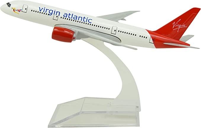  Mô hình máy bay Anh Quốc Atlantic Virgin Boeing B787 16cm MB16174 