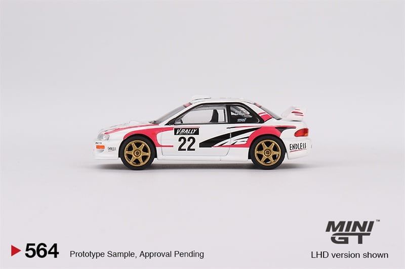Xe mô hình Subaru Impreza WRC98 1999 Rally Tour de Corse #22 tỉ lệ 1:64 MiniGT MGT00564-CH