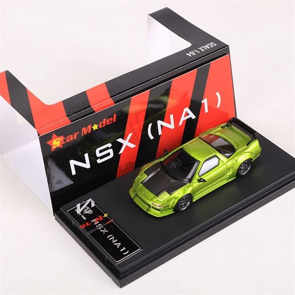 Mô hình xe Honda NSX NA1 wide body modified có hộp mica tỉ lệ 1:64 Star Model Star-NSX-1