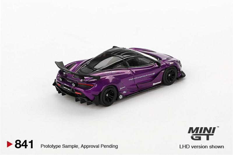 Mô hình xe McLaren 720S LB★Works Purple tỉ lệ 1:64 MiniGT MGT00841-CH