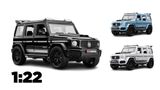  Mô hình xe Mercedes Benz Brabus G800 full open bầu trời sao 1:22 Alloy Model OT435 