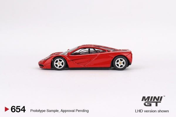 Mô hình xe Mclaren F1 Red tỉ lệ 1:64 MiniGT MGT00654-CH