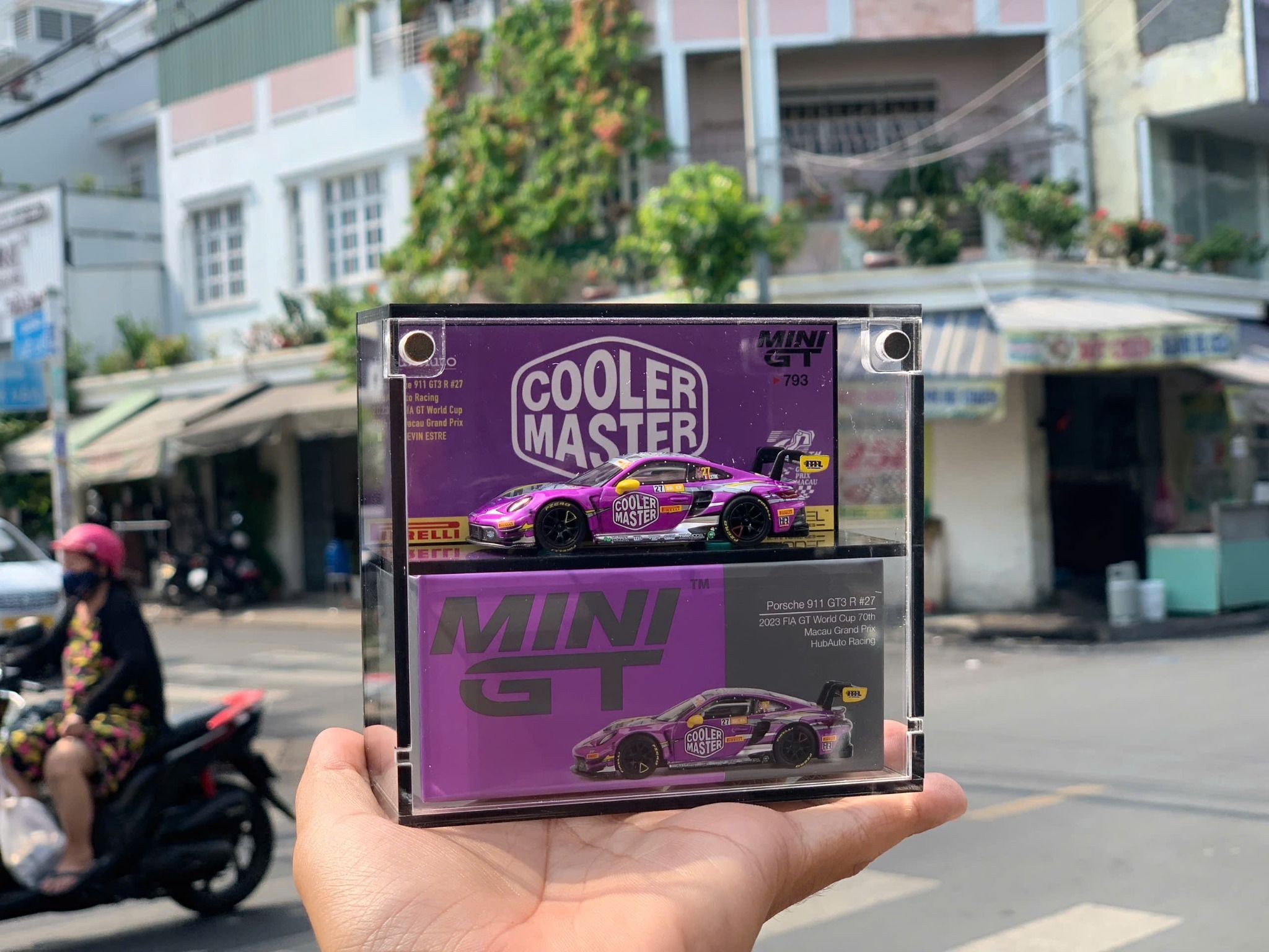 Hộp trưng bày mica các dòng xe MiniGT có khung ảnh tỉ lệ 1:64 Colabox PKC