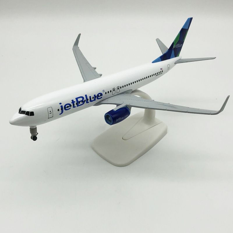 Mô hình máy bay JetBlue Airways Boeing B737 có bánh xe 20cm MB20068