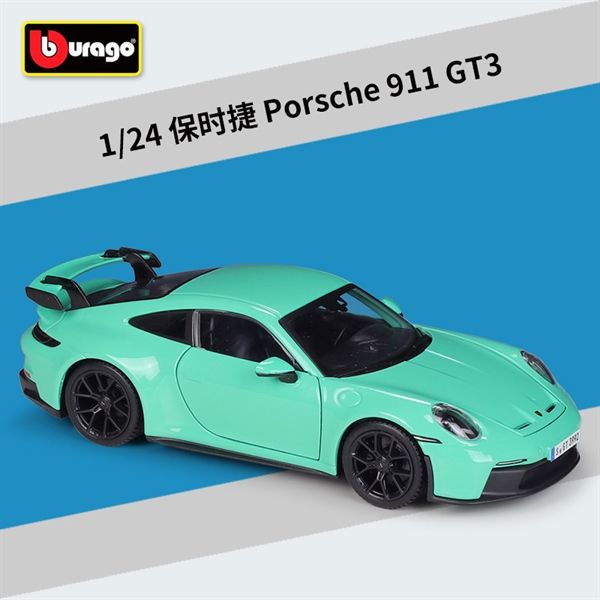 Mô hình xe Porsche 911 GT3 đánh lái được 1:24 Bburago 18-21104 GN OT059