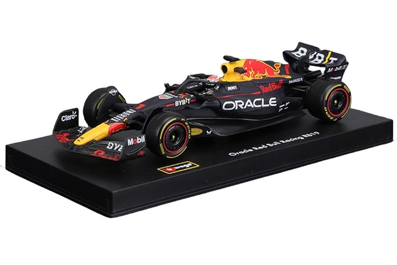 Mô hình xe đua F1 Formula Honda Red bull 2023 RB19 hộp mica có figure tỉ lệ 1:43 Bburago 18-38083 OT321