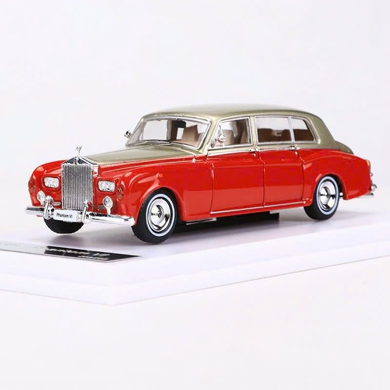 Mô hình xe Rolls Royce Phantom VI 6th Generation có hộp mica tỉ lệ 1:64 OT64014 DCM Model