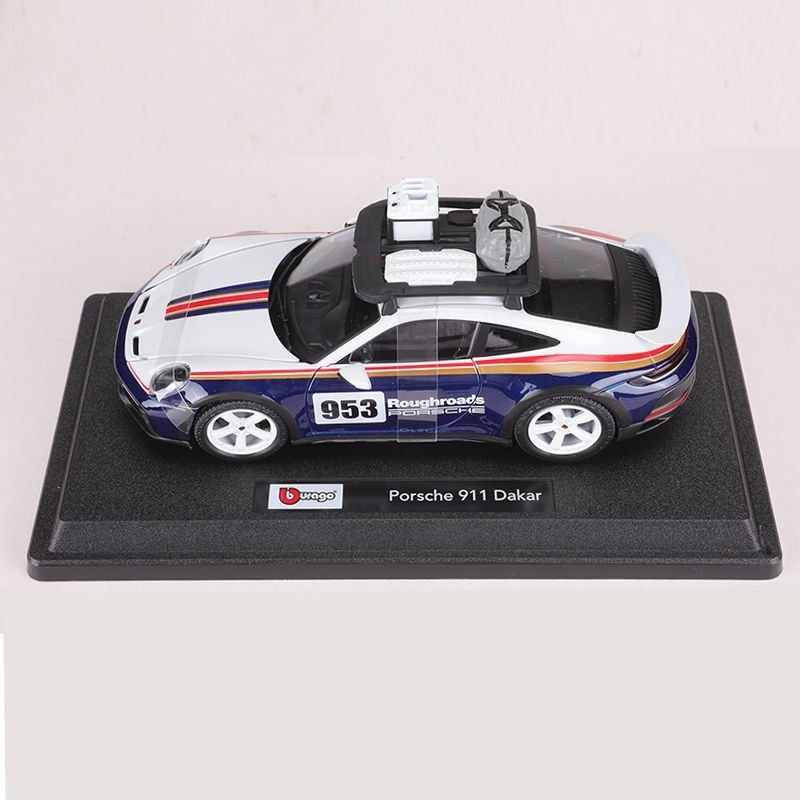 Mô hình xe Porsche 911 Dakar full open có phụ kiện tỉ lệ 1:24 Bburago 18-28029 OT417