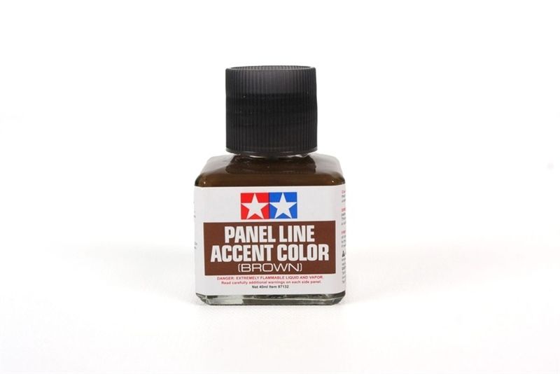 Dung Dịch mực kẻ lằn chìm Panel line accent color Brown Tamiya 87132