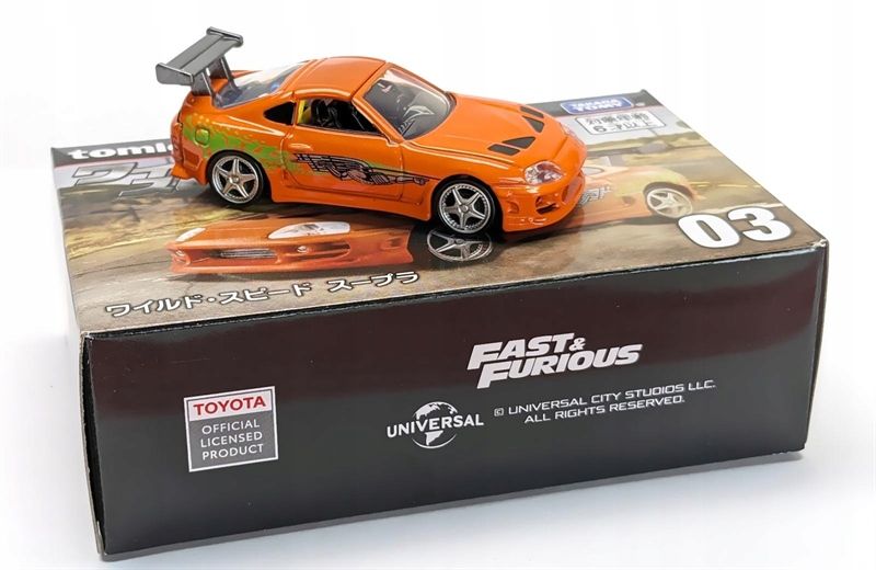 Mô hình xe PRM Unlimited Fast & Furious Toyota Supra 03 tỉ lệ 1:64 Tomica 297635