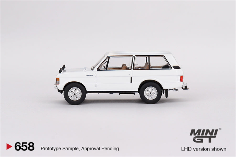 Mô hình xe Range Rover Davos White bản card tỉ lệ 1:64 MiniGT x Mijio MGT00658-MJ