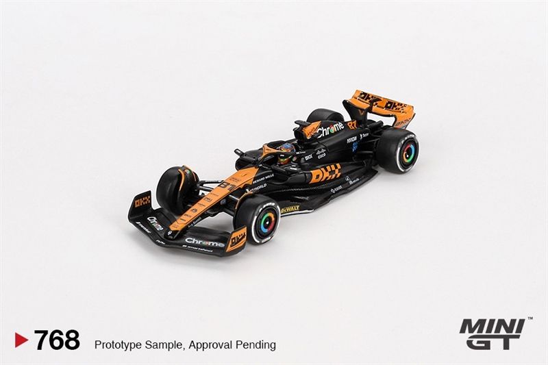 Mô hình xe McLaren MCL60 #81 Oscar Piastri 2023 F1 2023 Japanese GP 3rd Place tỉ lệ 1:64 MiniGT MGT00768-CH