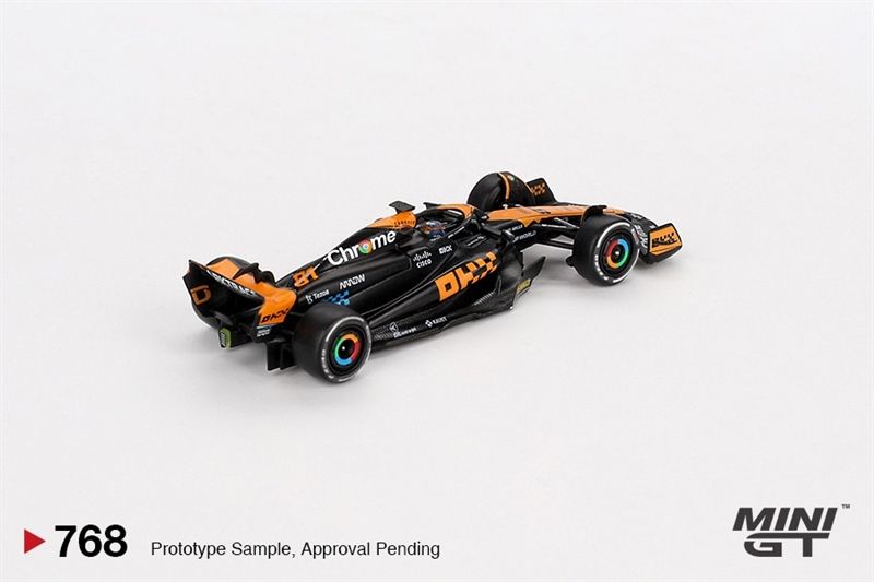 Mô hình xe McLaren MCL60 #81 Oscar Piastri 2023 F1 2023 Japanese GP 3rd Place tỉ lệ 1:64 MiniGT MGT00768-CH